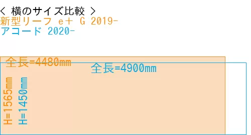 #新型リーフ e＋ G 2019- + アコード 2020-